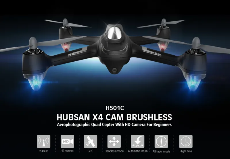 Квадрокоптер hubsan x4 h501c brushless: обзор, цена, характеристики